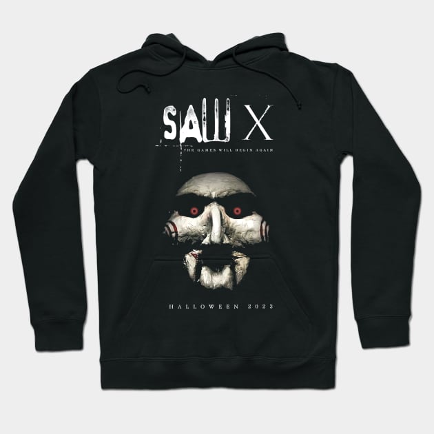 Saw X Halloween 2023 Hoodie by kamilazahmari